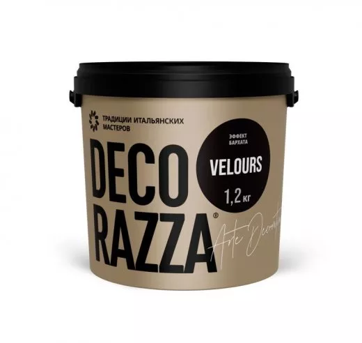 Decorazza Velours штукатурка с эффектом бархата