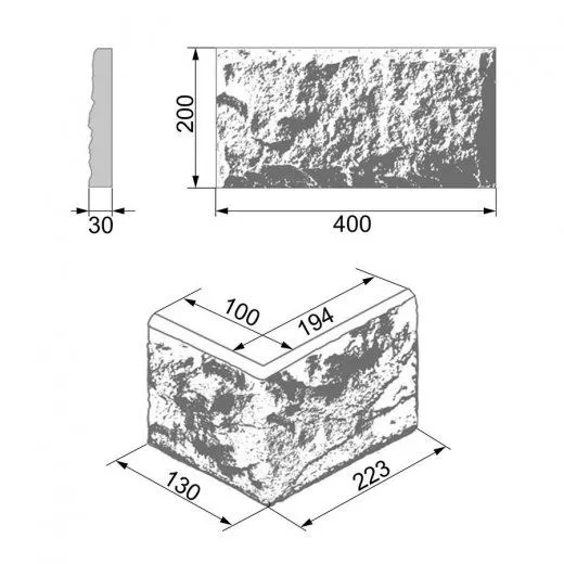 Искусственный камень "Парма" арт. 566