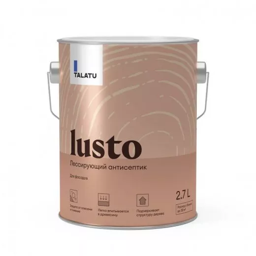 TALATU lusto лессирующий антисептик для защиты деревянных фасадов